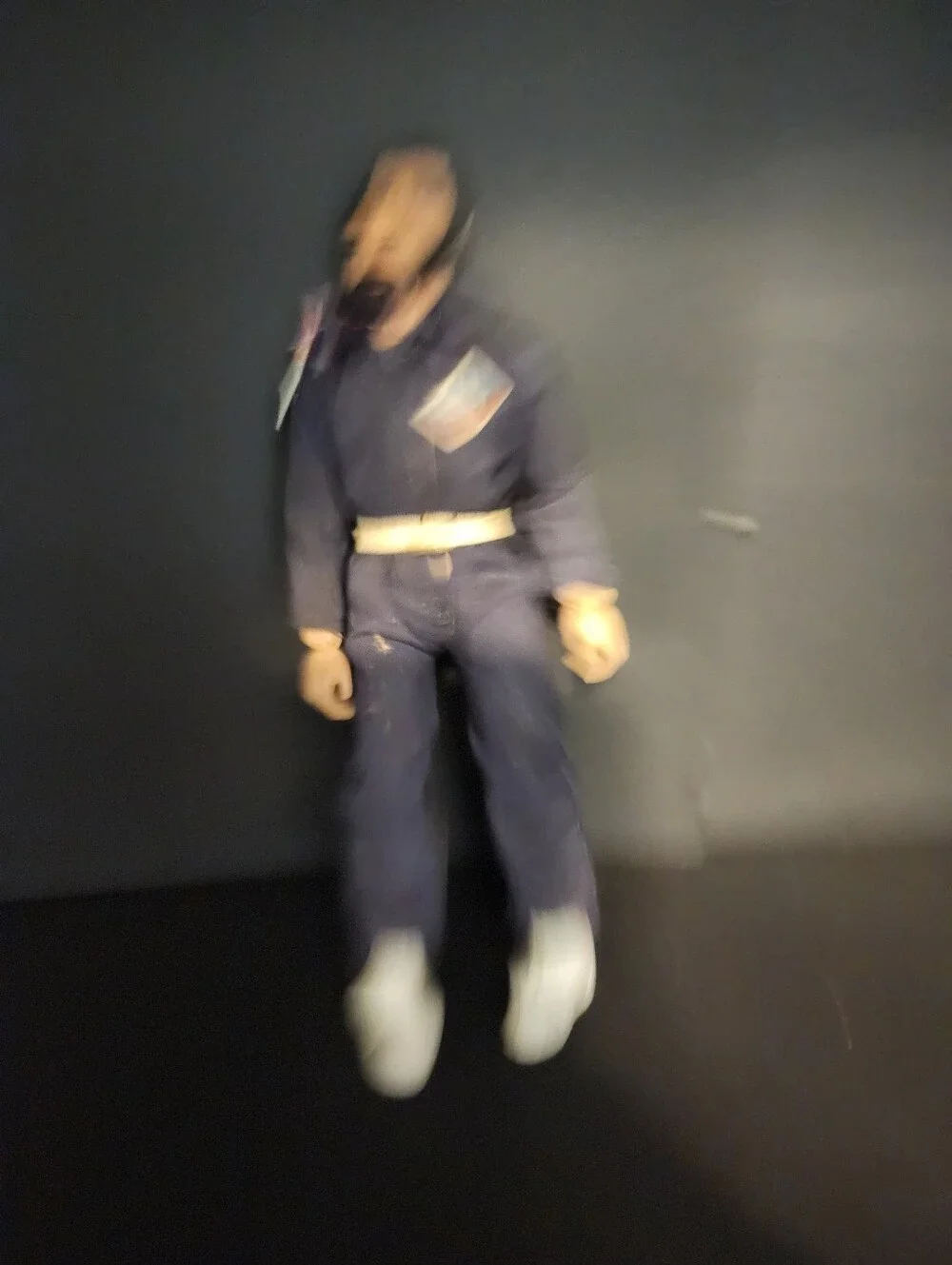 Vintage Action Jackson Male Action Figure in Navy Jumpsuit